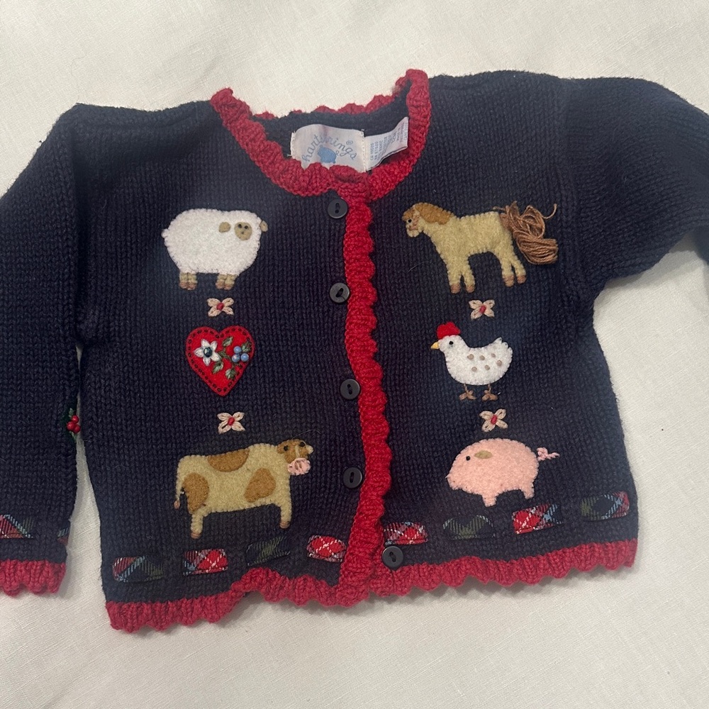 Hartstrings Farm Animal Sweater